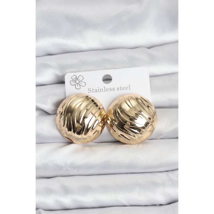 316L Steel Gold Color Vintage Women's Earrings - TJ-BKP11503 316L Steel Gold Color Vintage Women's Earrings - TJ-BKP11503