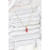 316L Steel Gold Color Capia Red Pepper Model Women's Necklace - TJ-BKO10810