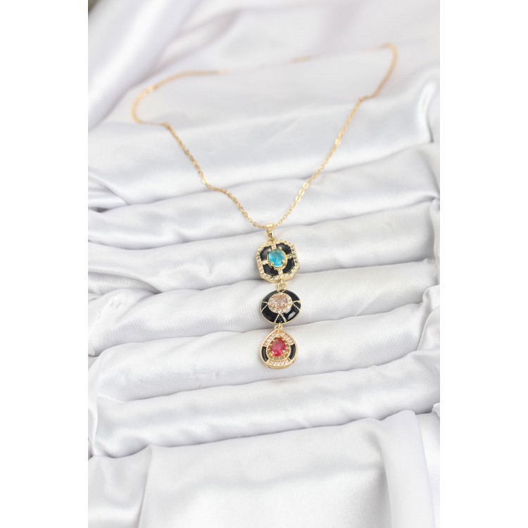 316L Stainless Steel Vintage Style Women's Necklace - TJ-BKO10815