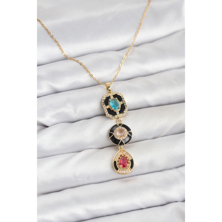 316L Stainless Steel Vintage Style Women's Necklace - TJ-BKO10815