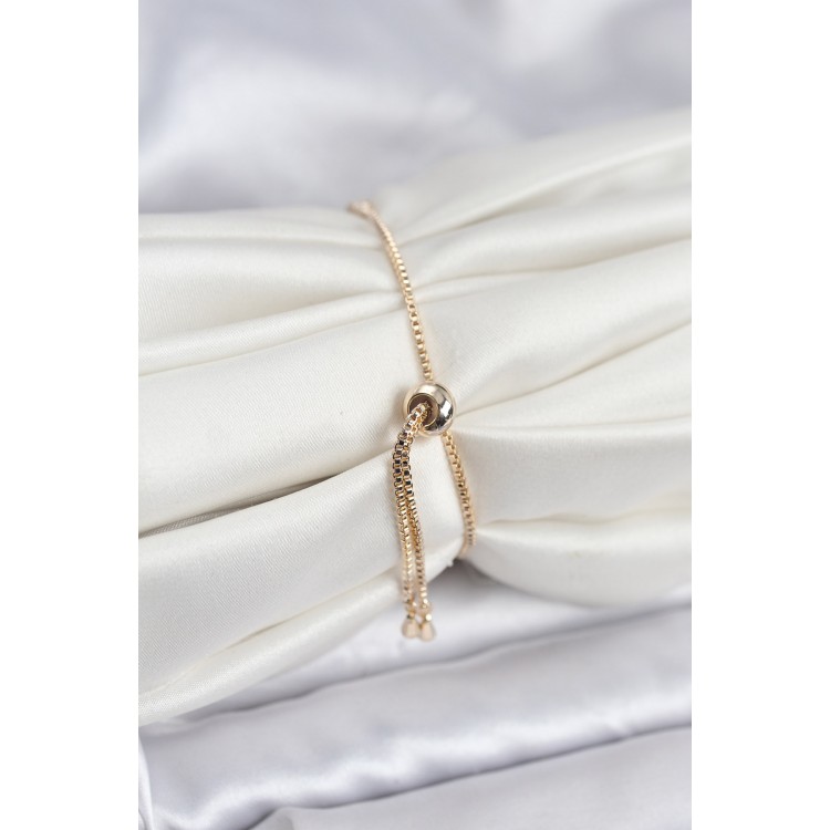 Eye Model Zircon Stone Gold Color Elevator Waterway Bracelet - TJ-BB8242