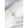 Swan Model Zircon Stone Gold Color Elevator Waterway Bracelet - TJ-BB8246