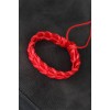 Red Knitted Leather Men's Bracelet - TJ-EB1852