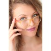 Yellow Oval Orange Women's Sunglasses - TJ-GG517 Yellow Oval Orange Women's Sunglasses - TJ-GG517