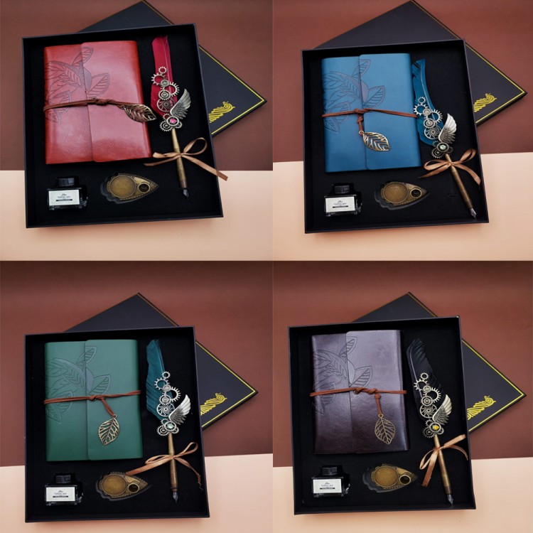 Mürekkepli Kalem Defter Seti Mürekkepli Kalem Defter Seti