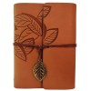 Leather Leaf Pattern Notebook