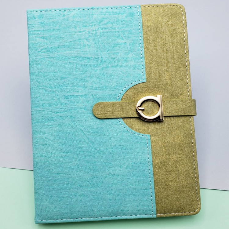 Thermal Leather Notebook Turquoise
