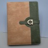 Thermal Leather Notebook Dark Brown