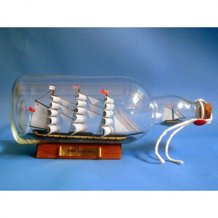 Miniature Ship Model in a Bottle