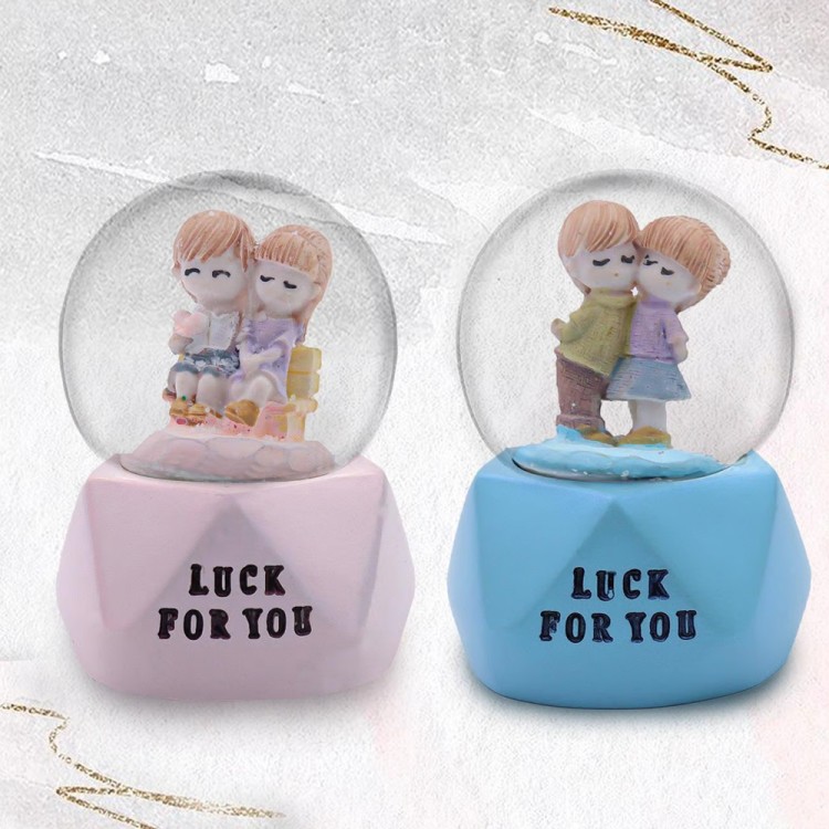 Mini Lighted Snow Globe