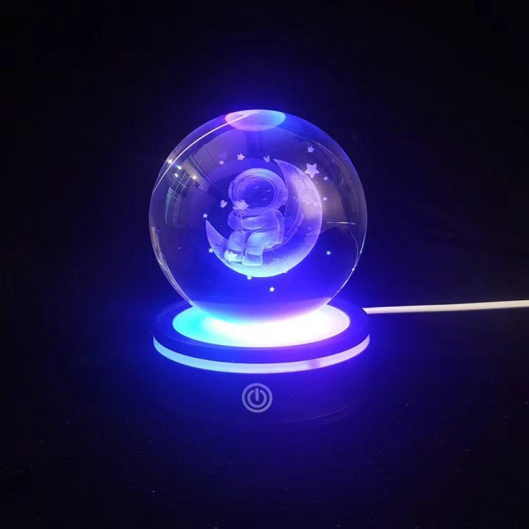 Color-Changing New Generation USB Rotating Glass Sphere