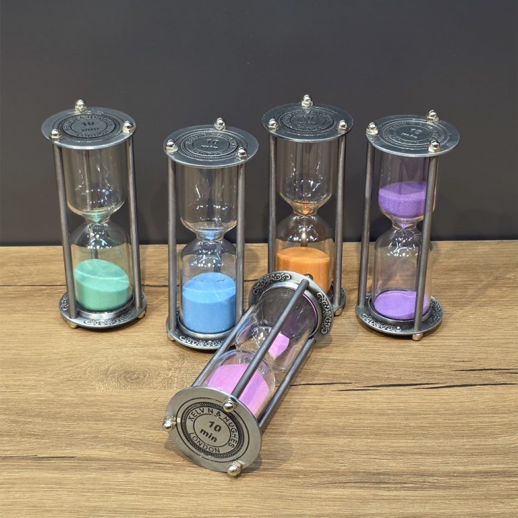 Metal 10-Minute Hourglass