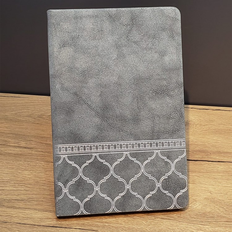Deri Hatıra Defteri Gri Deri Hatıra Defteri Gri