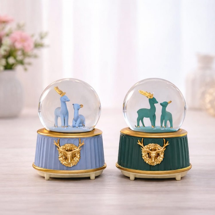 Medium-Sized Deer Snow Globe