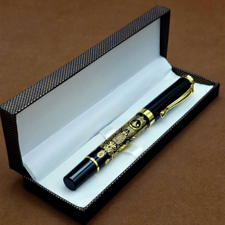 Kutulu Osmanlı Tuğralı Metal Kalem Kutulu Osmanlı Tuğralı Metal Kalem