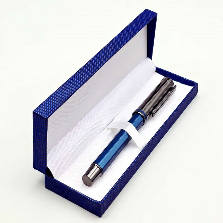 Öğretmene Hediye Kutulu Kalem Mavi Öğretmene Hediye Kutulu Kalem Mavi