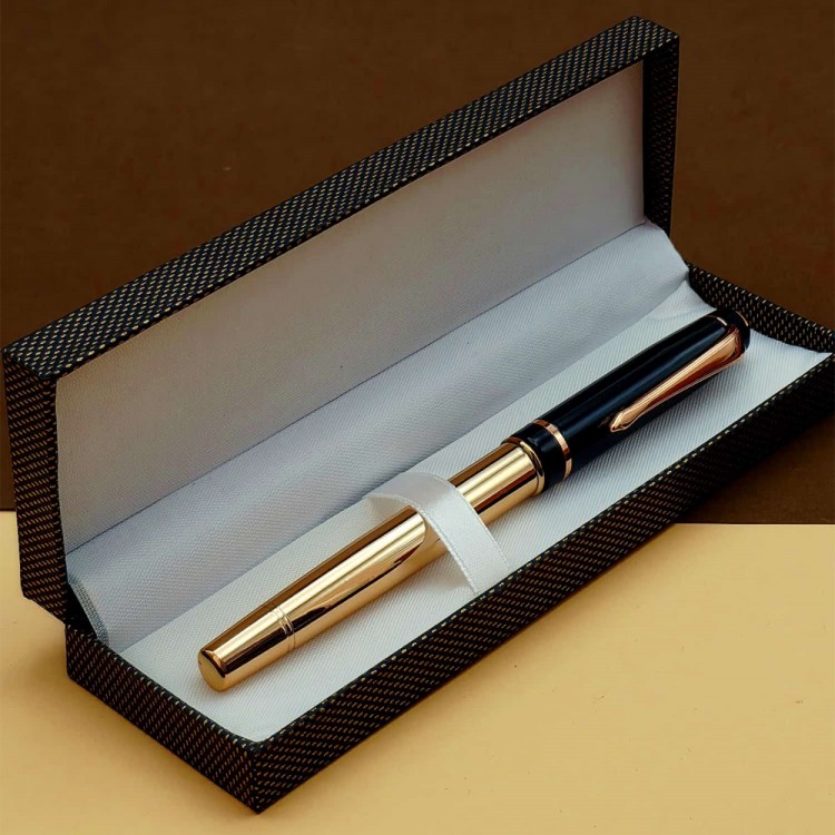 Öğretmenler Günü Hediyesi Kutulu Kalem Gold Siyah Öğretmenler Günü Hediyesi Kutulu Kalem Gold Siyah