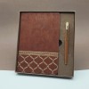 Teacher's Day Gift Boxed Leather Notebook Pen Set