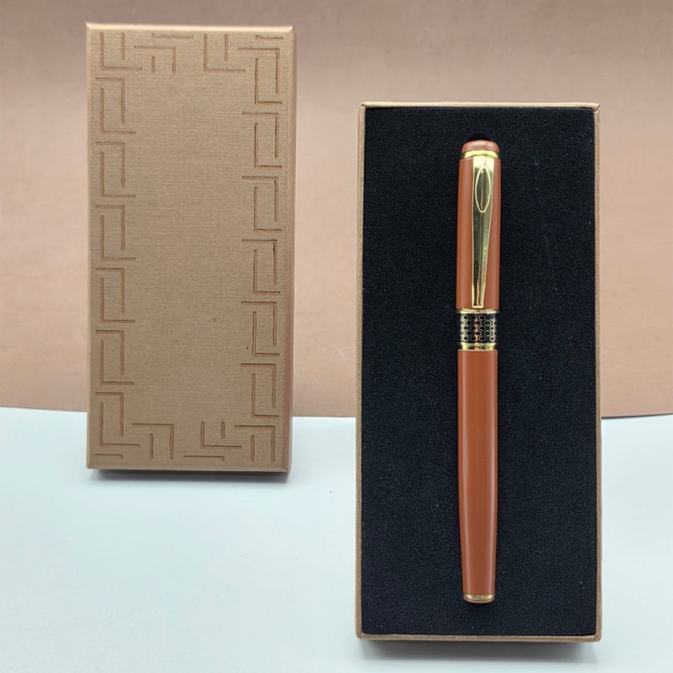 Promotional Boxed Brown Pen Promotional Boxed Brown Pen