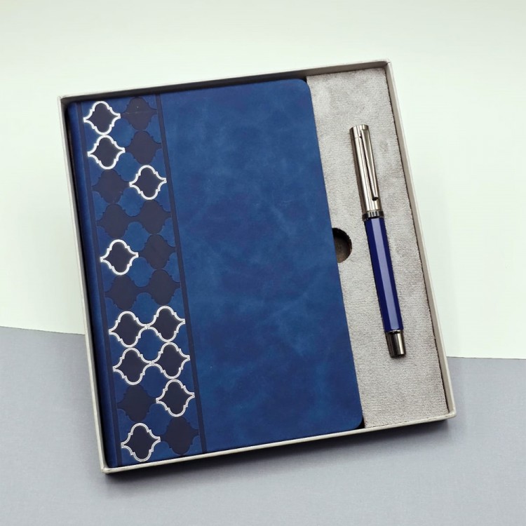 Undated Notebook Agenda Pen Set