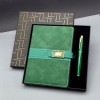 Gift Notebook Pen Set Green