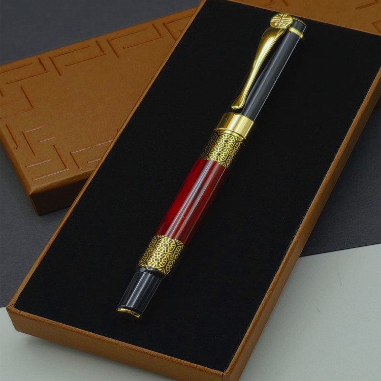 Custom-Designed Boxed VIP Metal Roller Pen