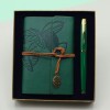 Green Color Notebook Pencil Box Set