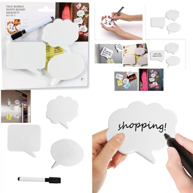 Pen-shaped Speech Bubble Design Magnet