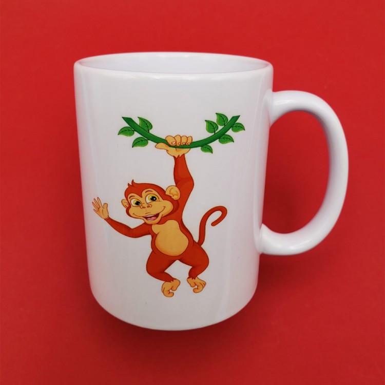 Cute Monkey Printed Mug Cup
