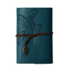 Leaf Patterned Leather Notebook