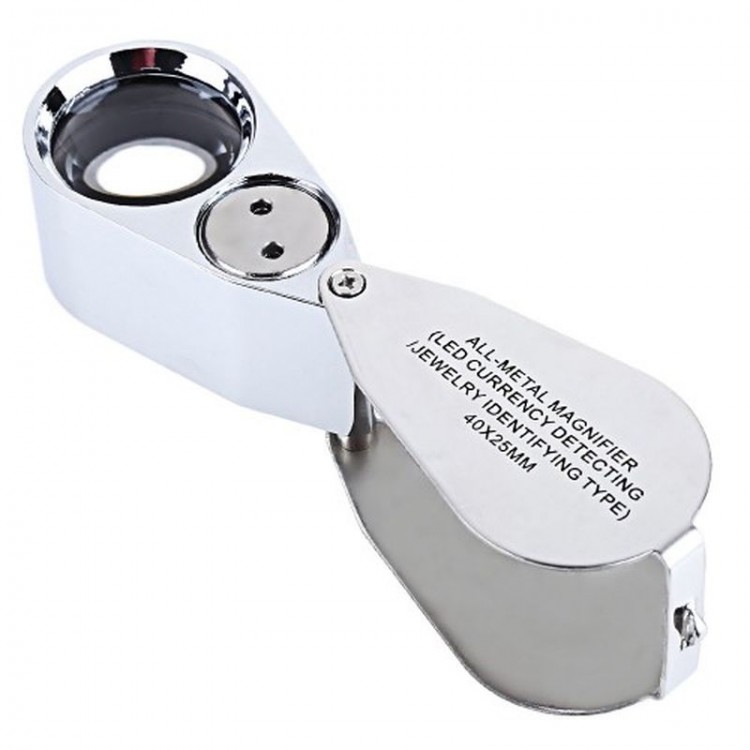 Special Boxed Metal Lighted Magnifier for Inspection 40X25 Special Boxed Metal Lighted Magnifier for Inspection 40X25