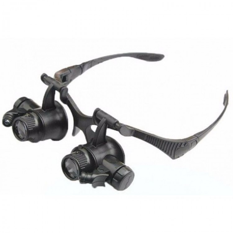 Magnifying Glass Model 10X 15X 20X 25X Lens 2 LED Light Magnifier 9892G Magnifying Glass Model 10X 15X 20X 25X Lens 2 LED Light Magnifier 9892G