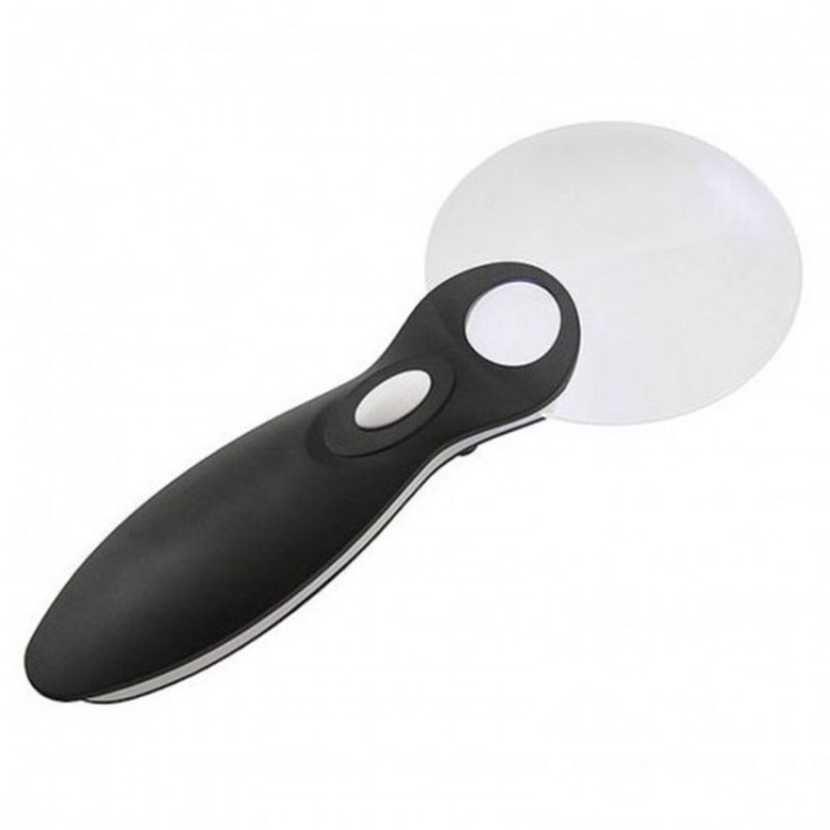 Handheld Magnifier with 10X and 20X Magnification and 2 LED Lights for Inspection Handheld Magnifier with 10X and 20X Magnification and 2 LED Lights for Inspection