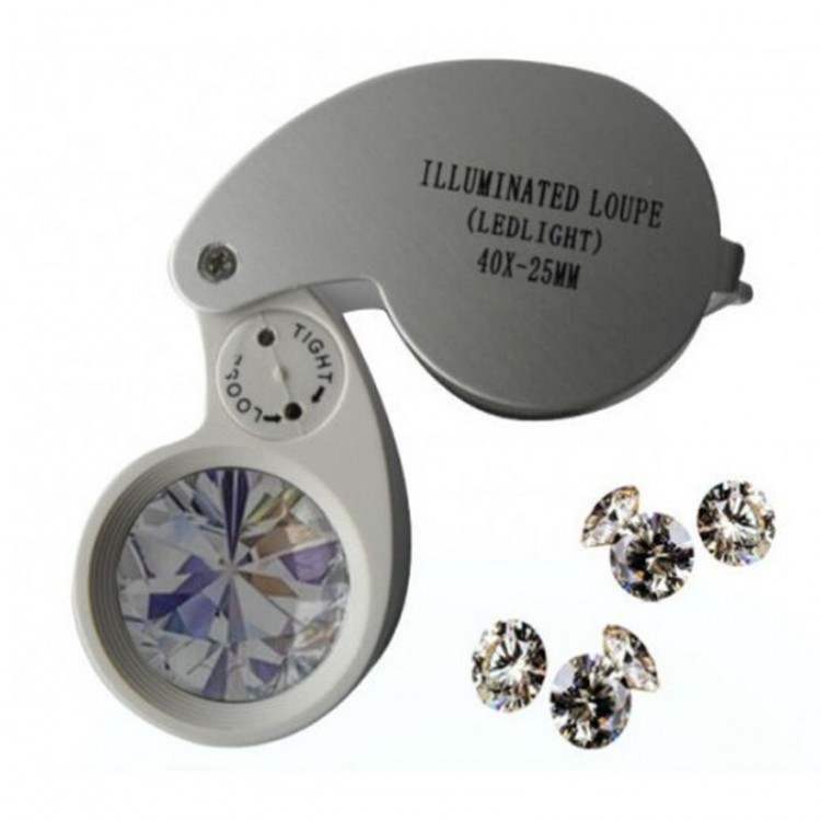 Mini 40X25Mm Jewelry Magnifier Pocket Magnifier Inspection Diamond Flakes Metal Inspection Loupe Mg21011 Mini 40X25Mm Jewelry Magnifier Pocket Magnifier Inspection Diamond Flakes Metal Inspection Loupe Mg21011