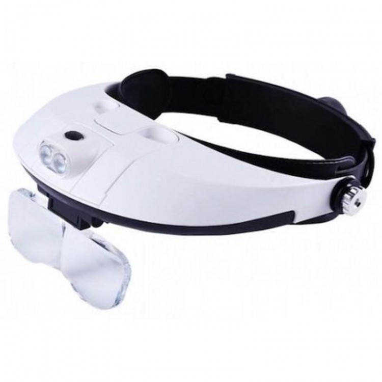 5-Lens Multi-Function Head Type Illuminated Magnifier Mg-81001-G 5-Lens Multi-Function Head Type Illuminated Magnifier Mg-81001-G