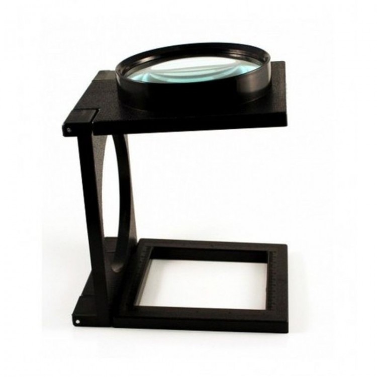 Foldable Magnifier, 110 mm, Perfect for Reading Small Print, Drawing Projects on a Desk Foldable Magnifier, 110 mm, Perfect for Reading Small Print, Drawing Projects on a Desk