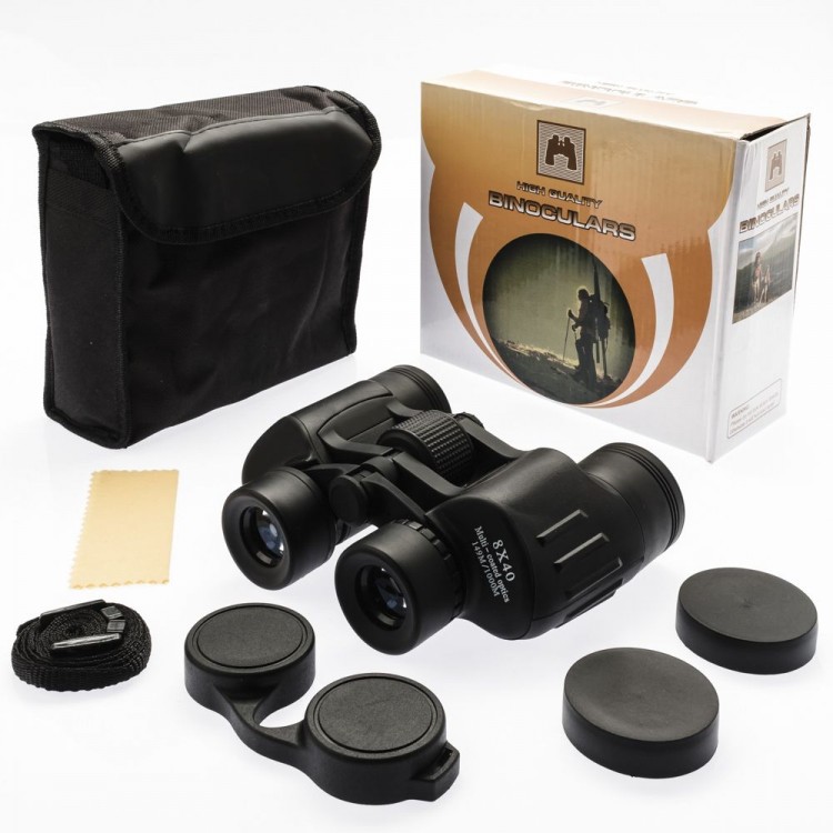 Nico 8x40 High-Quality Large-Eye-Piece Professional Handheld Binoculars Nico 8x40 High-Quality Large-Eye-Piece Professional Handheld Binoculars