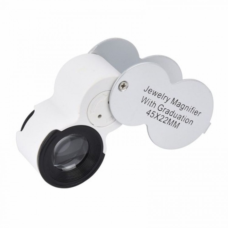 45X22 LED Money Detection and Graduation Jewelry Appraisal Magnifier