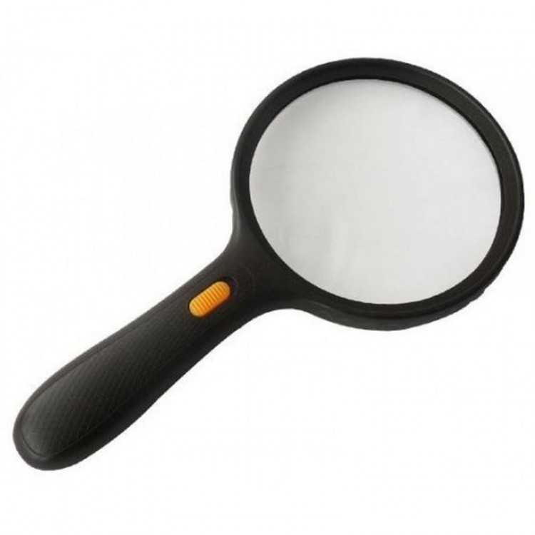 3 LED Lighted 18X-5X 138mm Lens Magnifier