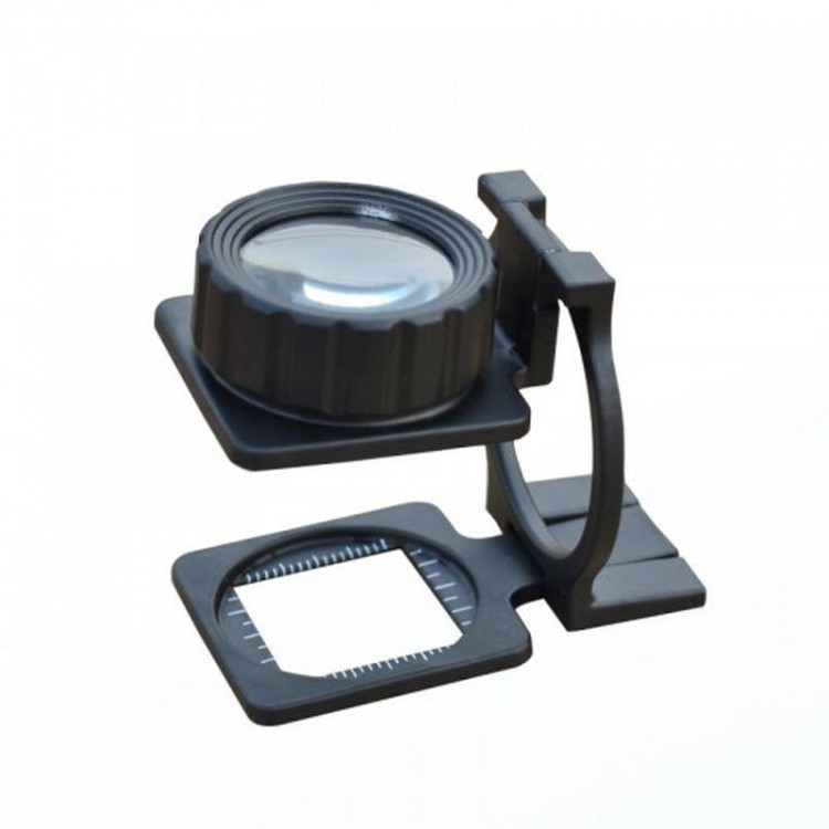 Fabric Inspection Magnifier for Textile Workers Folding Metal 15X Magnification Fabric Inspection Magnifier for Textile Workers Folding Metal 15X Magnification
