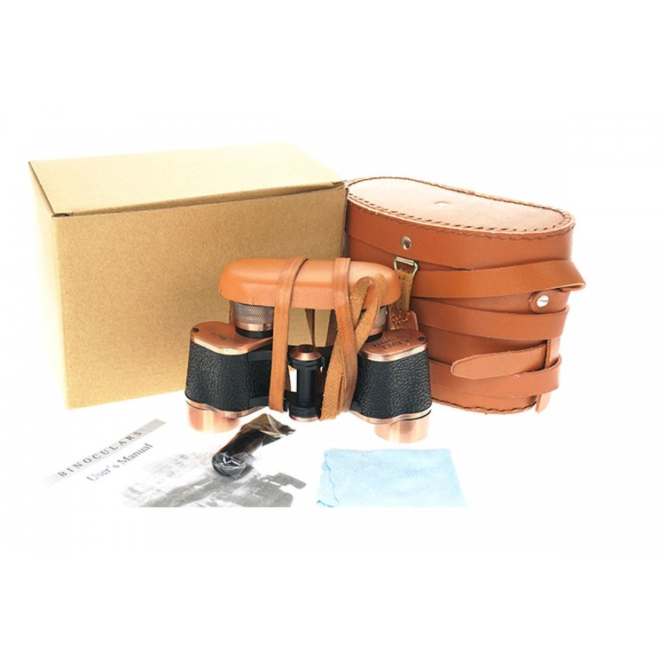 Baigish 6X24 Original Leather Case Brass Coating Waterproof Russian Made 1000M/86M Baigish 6X24 Original Leather Case Brass Coating Waterproof Russian Made 1000M/86M