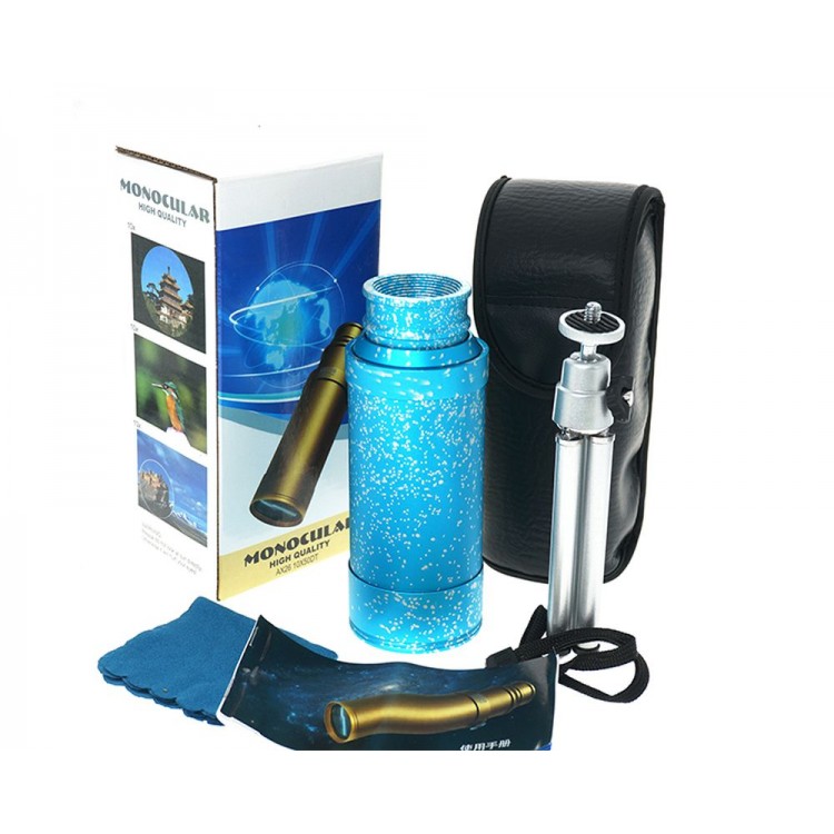 50X50 Panda Metal Body Single Eye Large Lens Pirate Binoculars Blue 50X50 Panda Metal Body Single Eye Large Lens Pirate Binoculars Blue