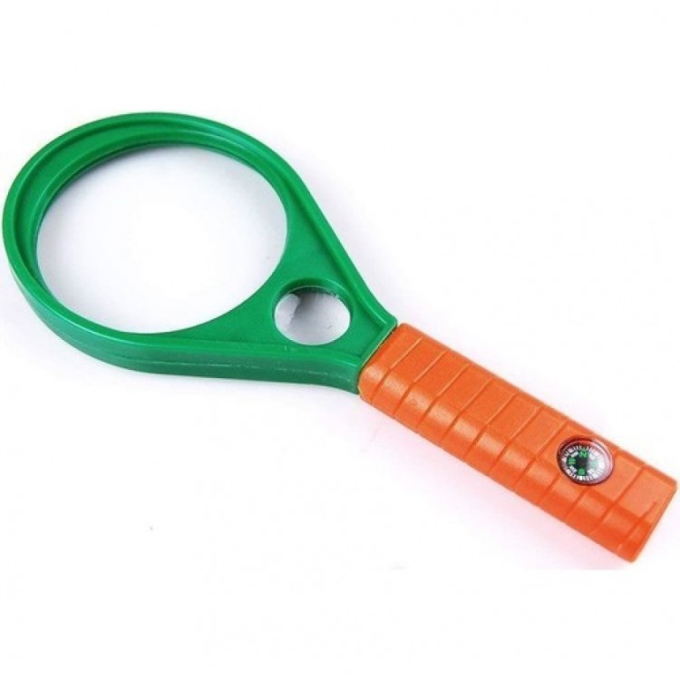 Optical Glass Handheld Magnifier 65Mm 6X 4X Compass Kids And Adults Mg89075 Optical Glass Handheld Magnifier 65Mm 6X 4X Compass Kids And Adults Mg89075