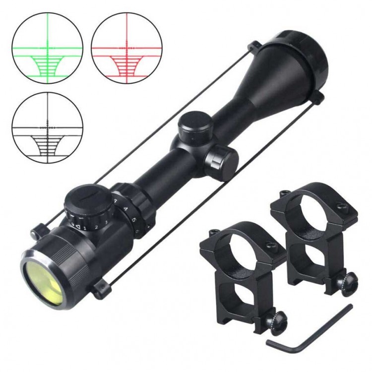 Spike 3-9x50 Zoom Binoculars with Red/Green Light and Steel Body Spike 3-9x50 Zoom Binoculars with Red/Green Light and Steel Body