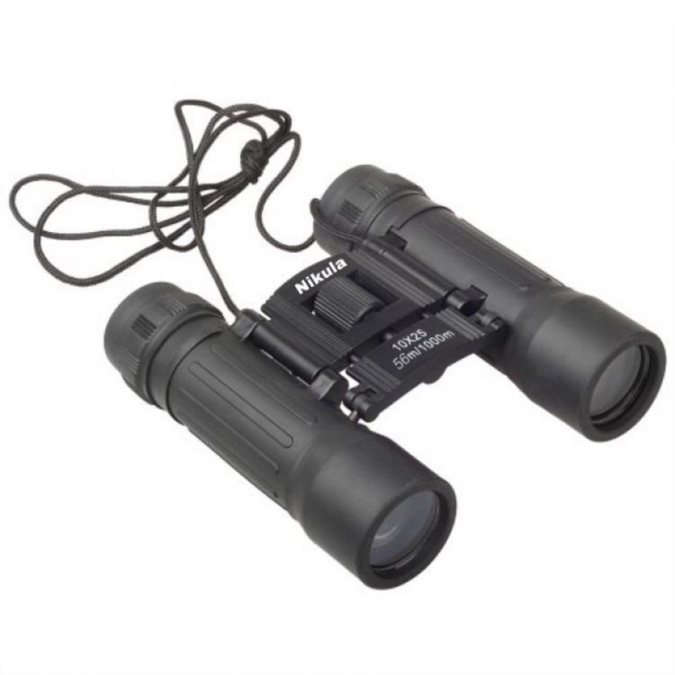 10X25 Hunting Binoculars -56M/1000M - Rubber Coating Black