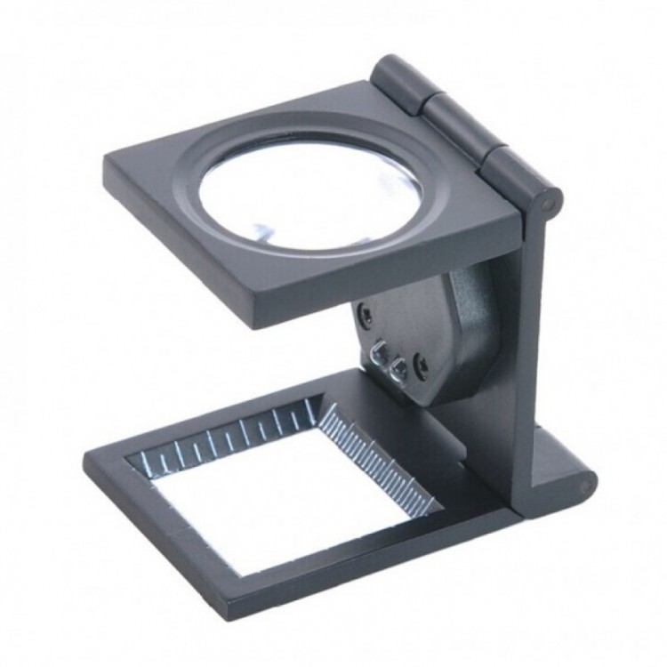 25x25 Mm Full Çelik Kaplı Katlamalı Büyüteç TH-9005B 25x25 Mm Full Çelik Kaplı Katlamalı Büyüteç TH-9005B