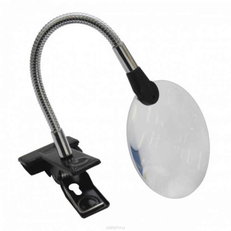 Spiral Clip-on Magnifying Glass Table Top With Latch Mg15122-1 Spiral Clip-on Magnifying Glass Table Top With Latch Mg15122-1