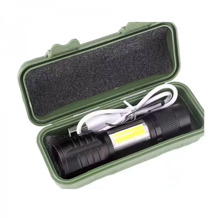 Taktik El Feneri Usb Şarj Edilebilir Kamp Feneri Cob Zumlanabilir Mini Taşınabilir El Feneri Ws-5454 Taktik El Feneri Usb Şarj Edilebilir Kamp Feneri Cob Zumlanabilir Mini Taşınabilir El Feneri Ws-5454