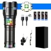 Pro F-3002 Aluminum TG LED Night Strip Type-C Rechargeable Flashlight