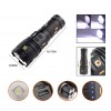 Pro F-3001 Aluminum TG LED Power Indicator Type-C Rechargeable Flashlight 100 W